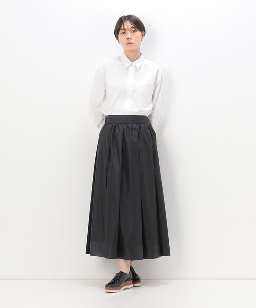 「COMME CA」 長袖シャツ 9号 ホワイト レディース_画像3