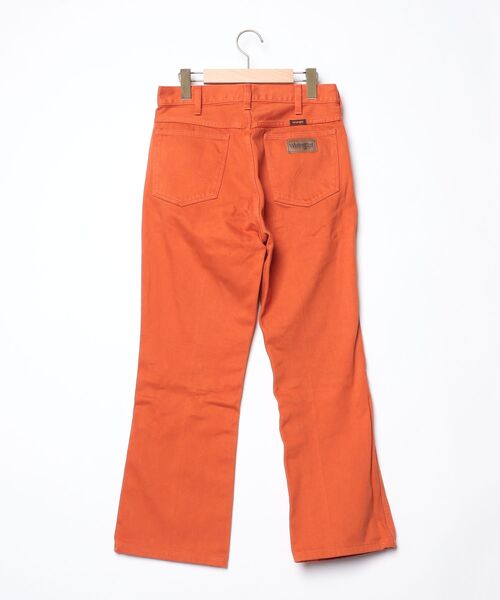 「Wrangler」 デニムパンツ MEDIUM オレンジ レディース_画像2
