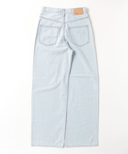 「NEEDBY heritage」 デニムパンツ M ライトブルー レディース_画像2