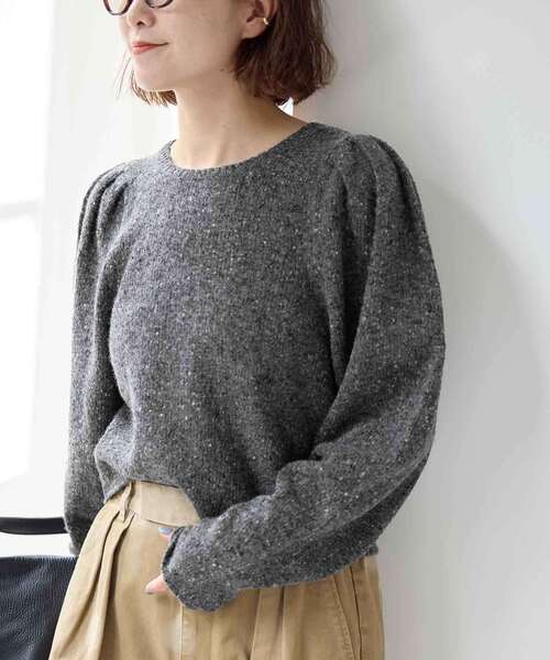 ニット セーター ショルダーパフクルーネックプルオーバー レディース | Spick＆Span | 06