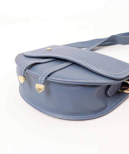 STYLEBLOCK ショルダーバッグ バッグ 半円型ステッチデザイン