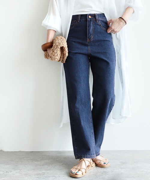 reca（レカ） ジーンズ デニム デニムパンツ 美シルエット ハイ
