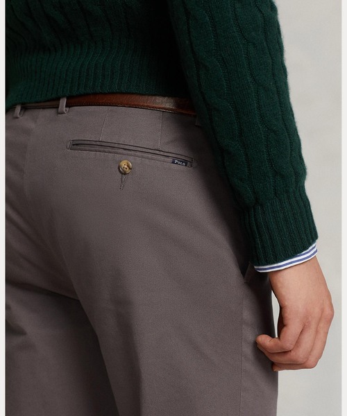 ラルフローレン 極美品 スリムストレッチパンツ 0 カーキ POLO RALPH LAUREN パンツ ストレッチ スリム フィット ツイル