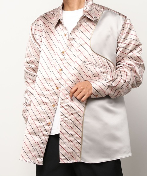 Re：quaL ブルゾン アウター 「Re:quaL」 Neck-tie Fabric Liner Shirt 