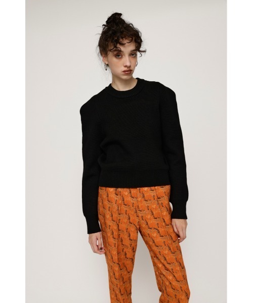 ニット セーター MILANO RIB ROUND SHOULDER TOPS ミラノリブ ラウンドショルダー トップス ニット プルオーバー レディ