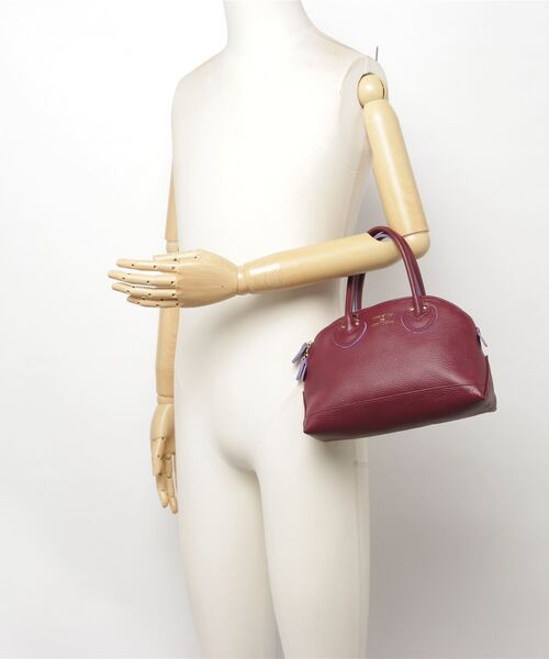 ハンドバッグ 「YOUNG ＆ OLSEN The DRYGOODS STORE」/EMBOSSED LEATHER ZIP BOAT BAG Sの画像