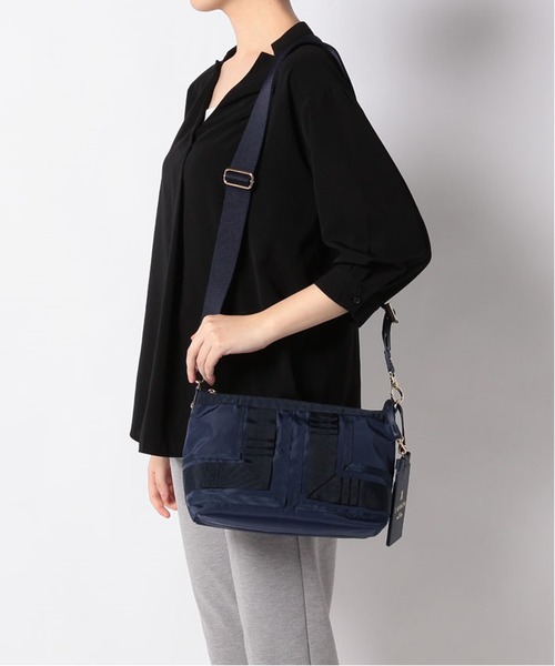 LANVIN en Bleu ショルダーバッグ バッグ ミエル パスケース付 