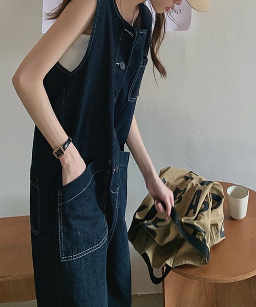 サロペット オーバーオール 「春夏コーデにも長く使える