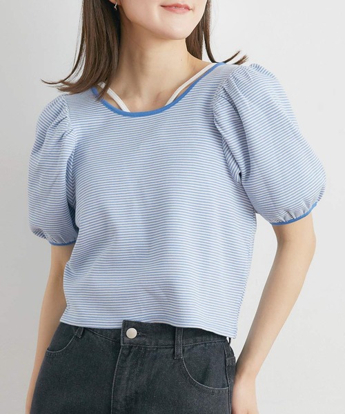 tシャツ ２WAYカノコボーダーTee レディース | RETROGIRL | 02
