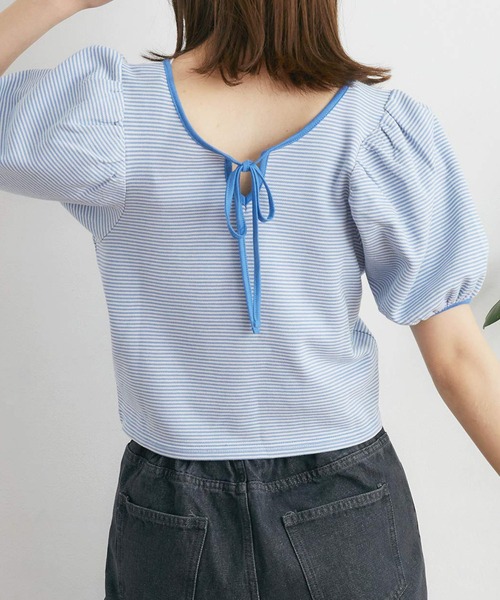 tシャツ ２WAYカノコボーダーTee レディース | RETROGIRL | 04