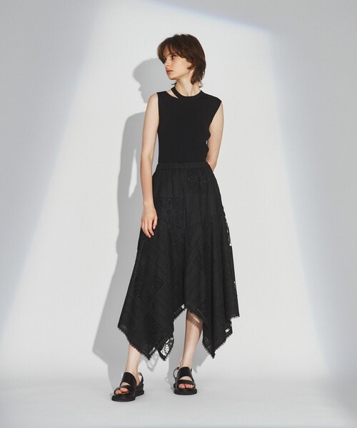 GRACE CONTINENTAL（グレースコンチネンタル） ロング スカート レース