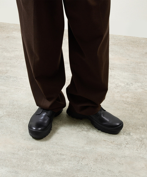 スニーカー PADRONE パドローネ / FRONT GORE SHOES VIBRAMソールフロントゴアシューズ / PU8840-2004の画像