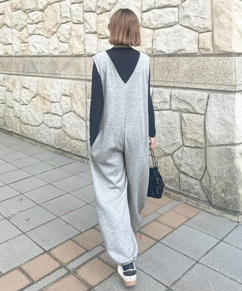 サロペット オーバーオール 「低身長/高身長対応サイズ」2Wayワッフル