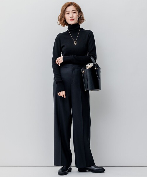 日本製♥♥上質ファインウール♥♥ 23区（ニジュウサンク） パンツ 「滝沢眞規子さん着用」クリアウール