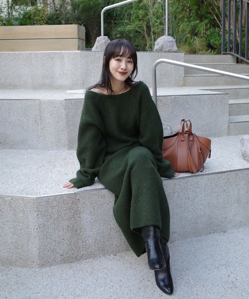 ワンピース ボリュームニットワンピース : ZOZOTOWN Yahoo!店 - 通販