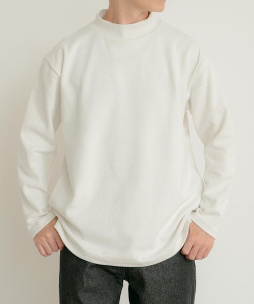 新品＊アーバンリサーチ＊ハイネックリブカットソー ITEMS URBANRESEARCH tシャツ ハイネックリブカットソー メンズ