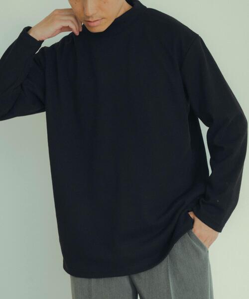 tシャツ ハイネックリブカットソー メンズ