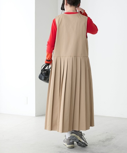 BONLECILL（ボンルシール） ジャンパースカート フロントポケット