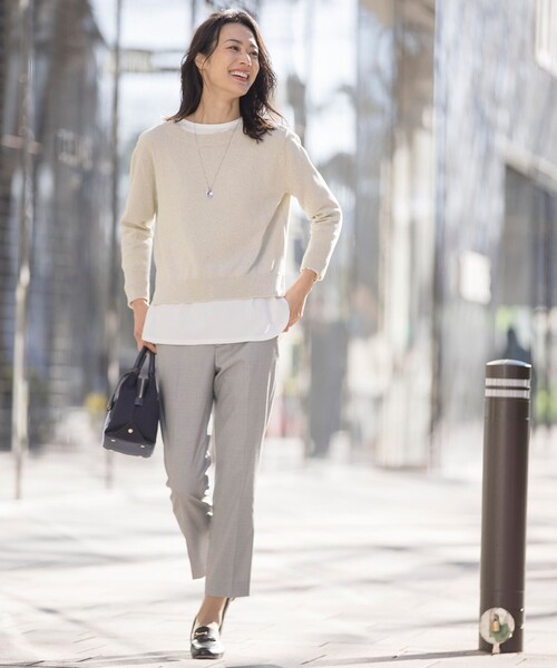 ニット セーター 「洗える」GIMA COTTON プルオーバー ニット レディース ニット セーター 「洗える」GIMA COTTON プルオーバー