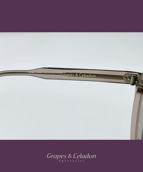 Grapes ＆ Celadon 伊達メガネ メガネ 眼鏡 Grapes＆Celadon 