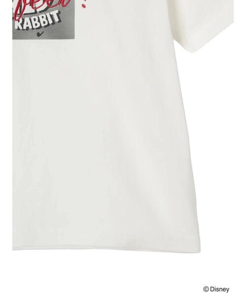 Disney（ディズニー） tシャツ オズワルド/グラフィック刺繍半袖TEE 
