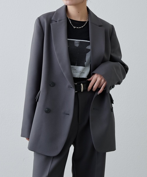 極美品　セオリー　ブレザー　ジャケット　ウール　テーラードジャケット　グレー　4 Lui's（ルイス） ジャケット テーラードジャケット 「 オケージョン