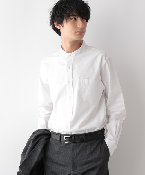 GLOBAL WORK（グローバルワーク） シャツ イージーケアオックス/バンド