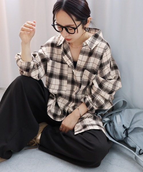 完売♡ 再販なし♡ Rady チェックシャツ reca（レカ） ブラウス シャツ 「ZOZOTOWN限定」チェックBIGシャツ
