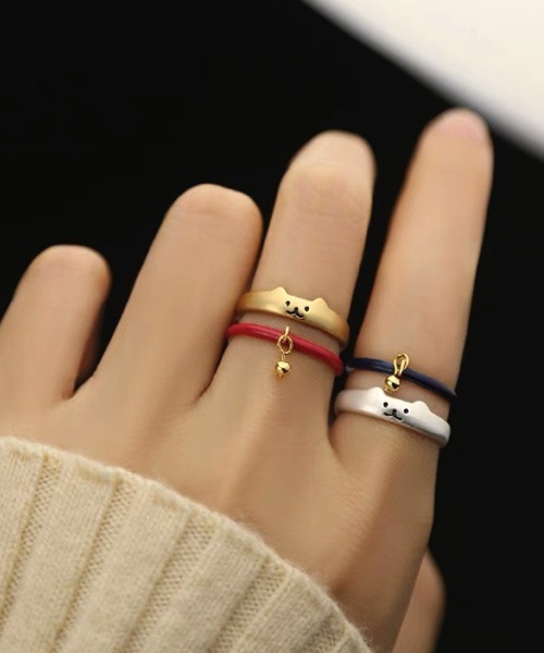 VIBGYOR Women 指輪 リング 「urge select」ネコデザイン 指輪/リング