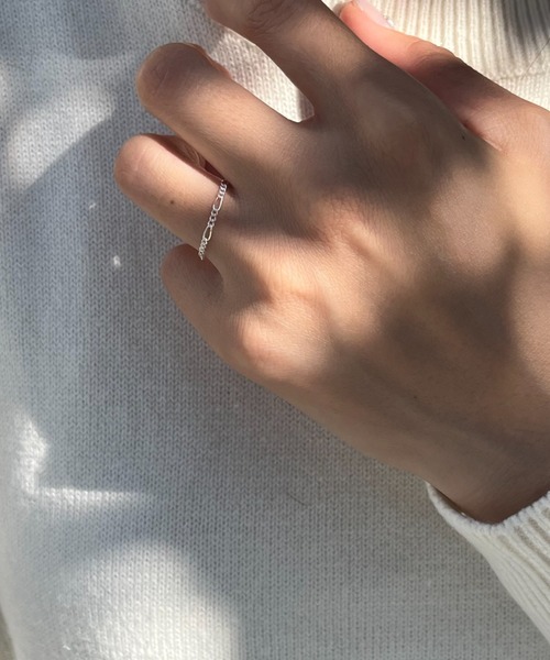 指輪 リング 「silver925」soft chain ring / ソフトチェーンリング