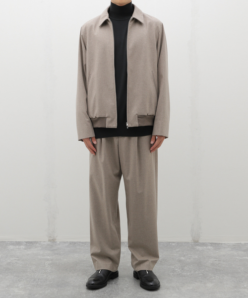 ATON コート ジャケット ATON(エイトン) MERINO COLLEGE FLANNEL