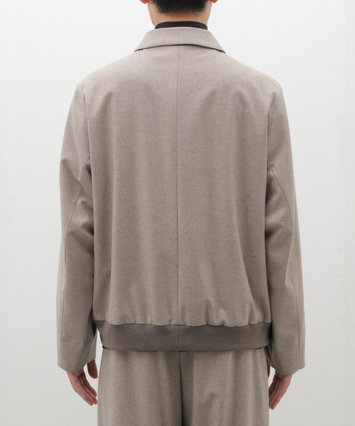 ATON（エイトン） コート ジャケット MERINO COLLEGE FLANNEL FLIGHT