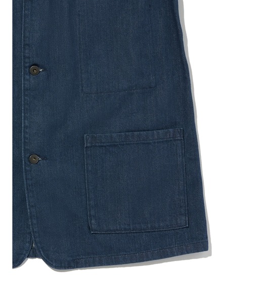 デニムジャケット gジャン Levi's/リーバイス BLUETAB(TM) CHORE ブレザージャケット ダークインディゴ メンズの画像