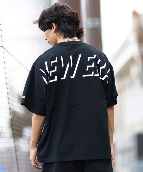 NEW ERA（ニューエラ） tシャツ 速乾 半袖Tシャツ バックプリント