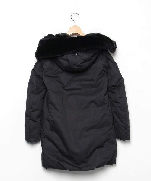 WOOLRICH ダウンジャケット、Sサイズ、色カーキ&ダウン部ブラック WOOLRICH（ウールリッチ） ダウンジャケット レディース アーク