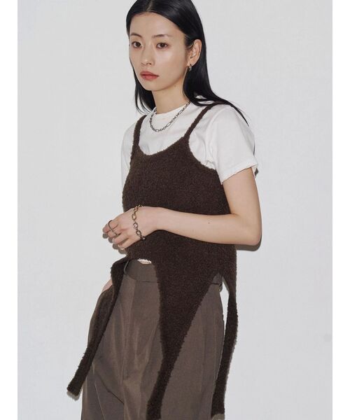 ニット セーター 「VEQUM」MIXTURE HALTER KNIT レディース VEQUM ニット セーター 「VEQUM」MIXTURE HALTER KNIT