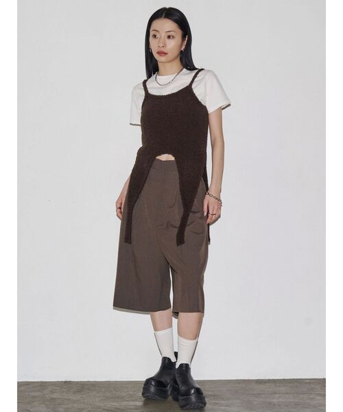 ニット セーター 「VEQUM」MIXTURE HALTER KNIT レディース VEQUM ニット セーター 「VEQUM」MIXTURE HALTER KNIT
