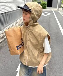 ベスト ジレ 「UNISEX」総柄フードベスト レディース メンズ｜ZOZOTOWN Yahoo!店