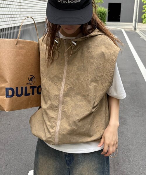HERMÈS ベージュ コットン ベスト SALE／72%OFF】coca キルティングベスト コカ トップス ベスト