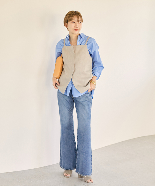 ベスト ジレ linen nuance ベスト レディース plage ベスト ジレ linen nuance レディース : ZOZOTOWN Yahoo