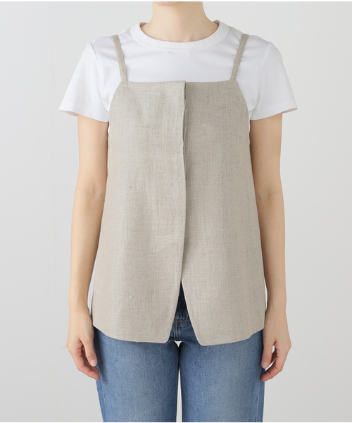 ベスト ジレ linen nuance ベスト レディース plage ベスト ジレ linen nuance レディース : ZOZOTOWN Yahoo