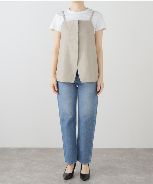 plage ベスト ジレ linen nuance レディース : ZOZOTOWN Yahoo