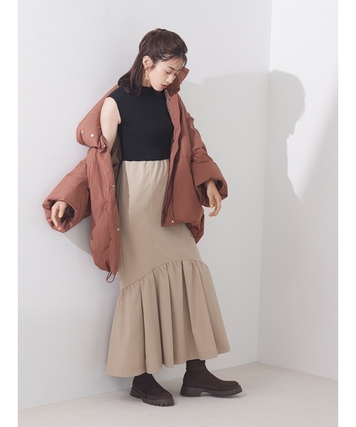 「emmi」 ダウンジャケット FREE ブラック レディース_画像6