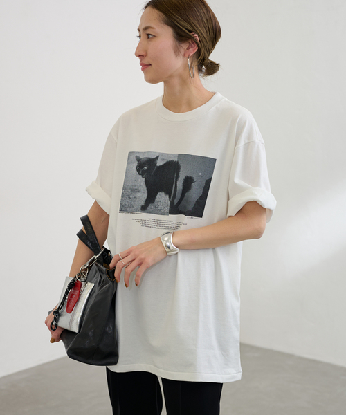 JANE SMITH:NINE LIVES リンガー TEE JANE SMITH:NINE LIVES リンガー TEE（Tシャツ/カットソー