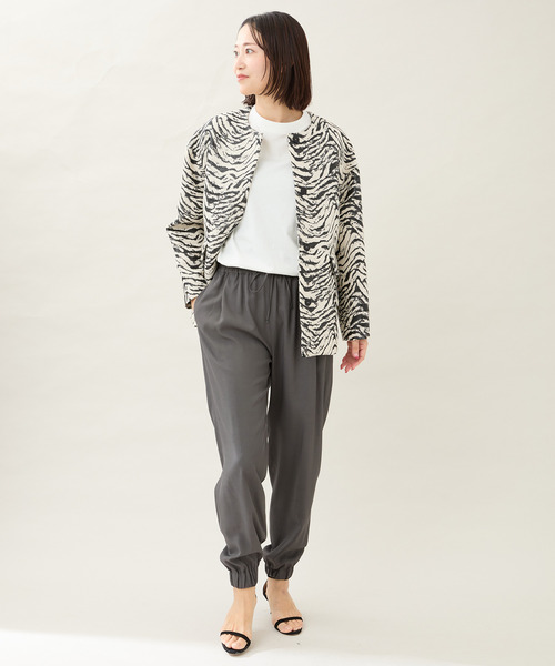 新品未使用　saqui コート saqui コート アウター SAQUI（サキ）SAQUI ZEBRA SHORT COAT
