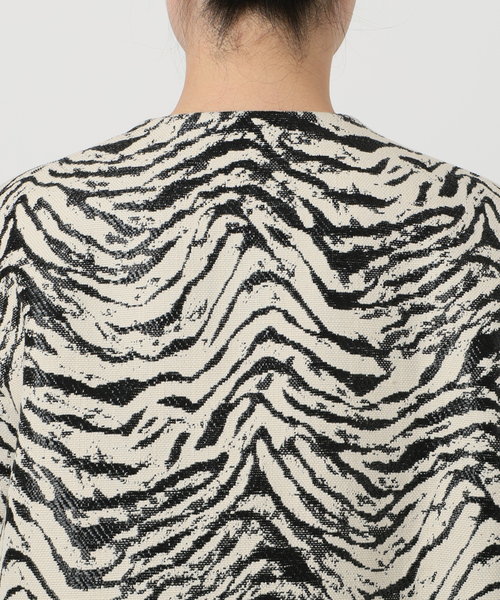 saqui コート アウター SAQUI（サキ）SAQUI ZEBRA SHORT COAT