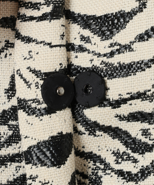 saqui コート アウター SAQUI（サキ）SAQUI ZEBRA SHORT COAT