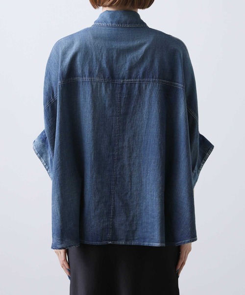 「Gready Brilliant」 「AuieF」ドルマンスリーブシャツ 38 インディゴブルー レディース Gready Brilliant 「Gready Brilliant」 「AuieF」ドルマン