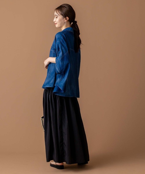 「Gready Brilliant」 「AuieF」ドルマンスリーブシャツ 38 インディゴブルー レディース Gready Brilliant 「Gready Brilliant」 「AuieF」ドルマン