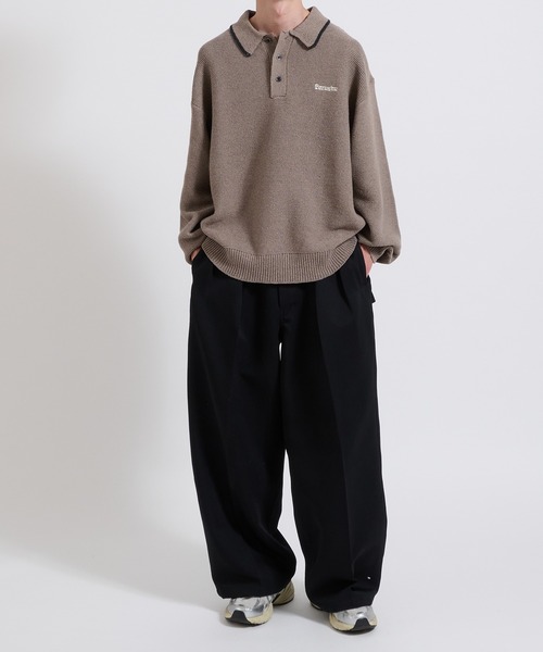 【LURAKU】ドライタッチニットポロシャツ LURAKU（ルラク）の「【LURAKU】dry touch knit polo shirt
